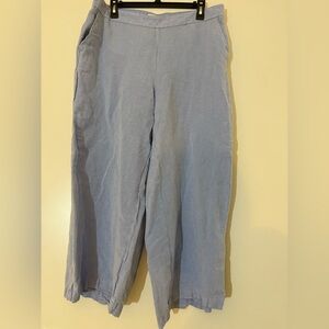 LOFT Sky Blue Lenin Pant